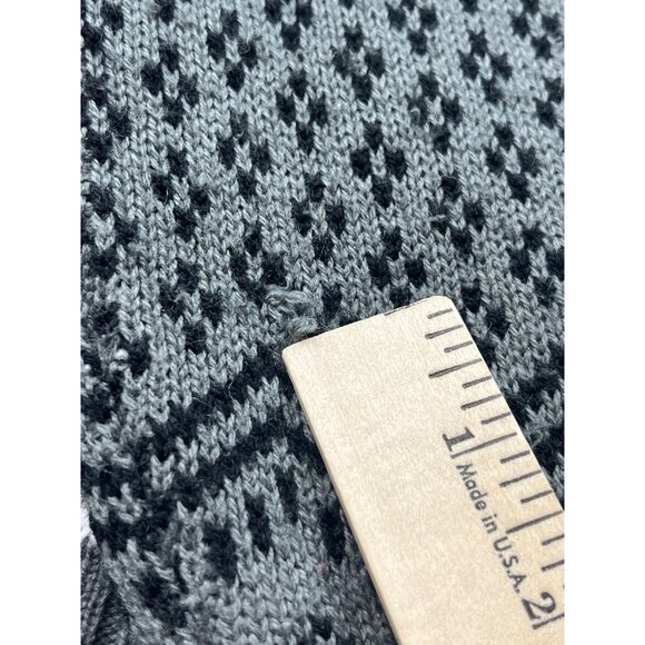 Phat Farm Mens XXL Nordic Zip Pocket Sweater In Black & Gray Christmas - Picture 7 of 14